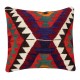 Vintage Turkish Kilim Pillow Cover. Handmade Accent Cushion Cover. Rustic Boho Throw Pillow Vintage Turkish Kilim Pillow Cover. Handmade Accent Cushion Cover. Rustic Boho Throw Pillow