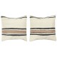 SET OF 2 - Hand-Woven Hemp Cushion Covers. Vintage Kilim Pillowcases. Turkish Accent Pillows. A pair of Lace Pillow Covers SET OF 2 - Hand-Woven Hemp Cushion Covers. Vintage Kilim Pillowcases. Turkish Accent Pillows. A pair of Lace Pillow Covers