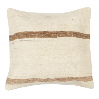 Vintage Kilim Pillow Cover. Handmade Accent Cushion Cover. Turkish Hemp Throw Pillow