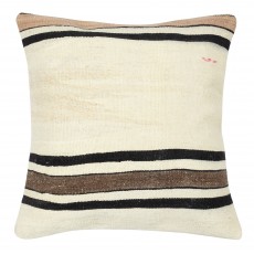 Vintage Kilim Pillow Cover. Hand-Woven Cushion Cover. Turkish Hemp Accent Pillow. Throw Pillow Cover