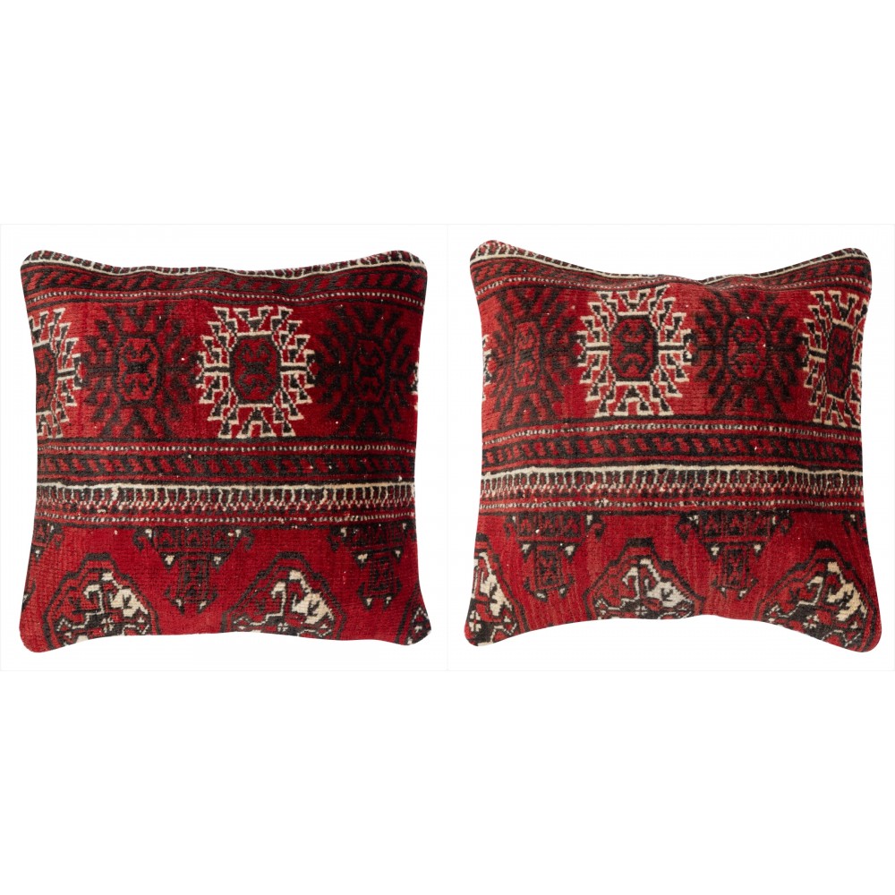 SET OF 2 - Traditional Turkish Wool Cushion Covers. Handmade Rug Throw Pillowcases. Home Gift SET OF 2 - Traditional Turkish Wool Cushion Covers. Handmade Rug Throw Pillowcases. Home Gift