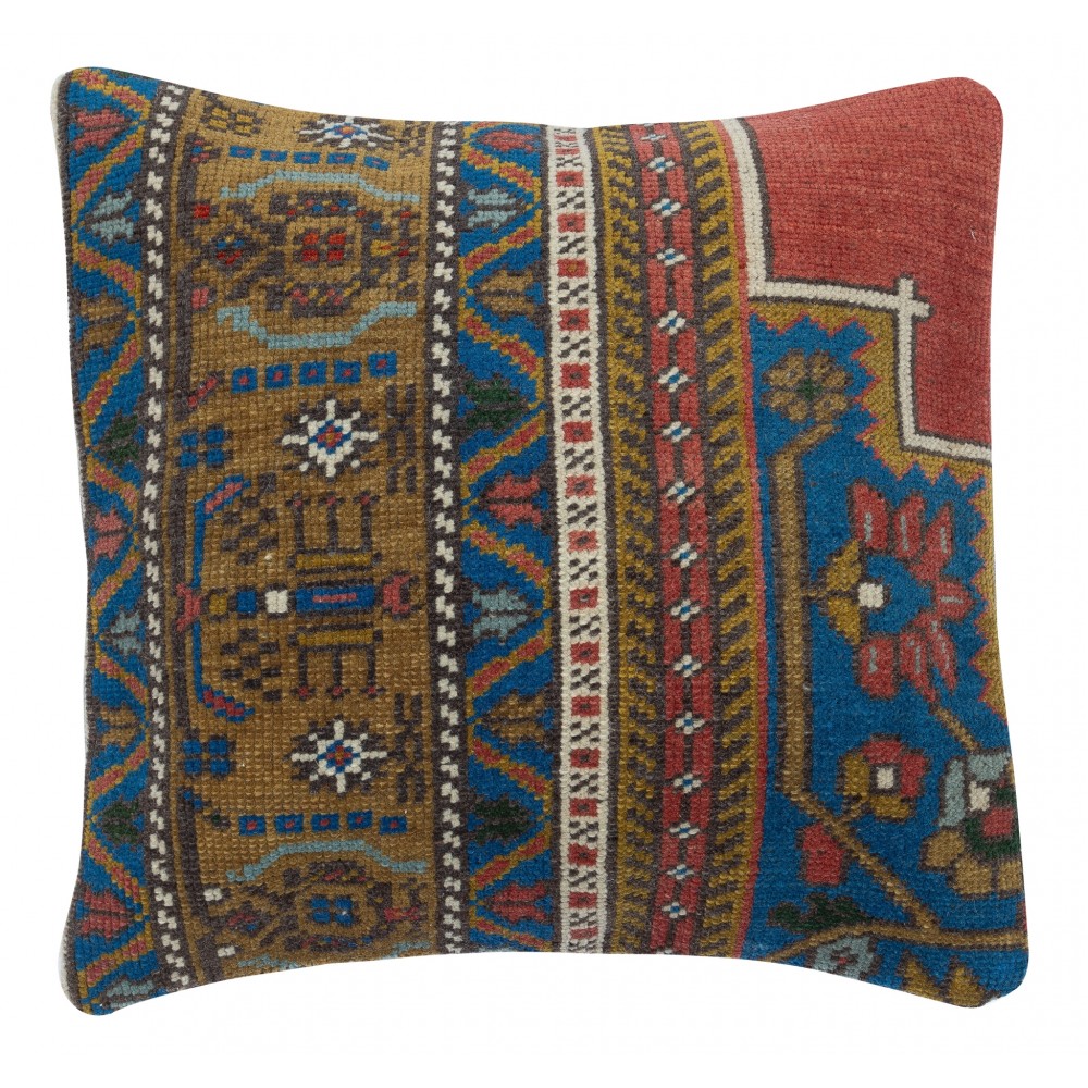 SET OF 2 - Traditional Turkish Wool Cushion Covers. Handmade Rug Throw Pillows. Home Gift SET OF 2 - Traditional Turkish Wool Cushion Covers. Handmade Rug Throw Pillows. Home Gift