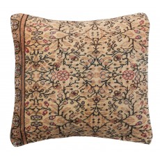 Vintage Turkish Rug Pillow Cover. Boho & Farmhouse Decor. Handmade Cushion Cover