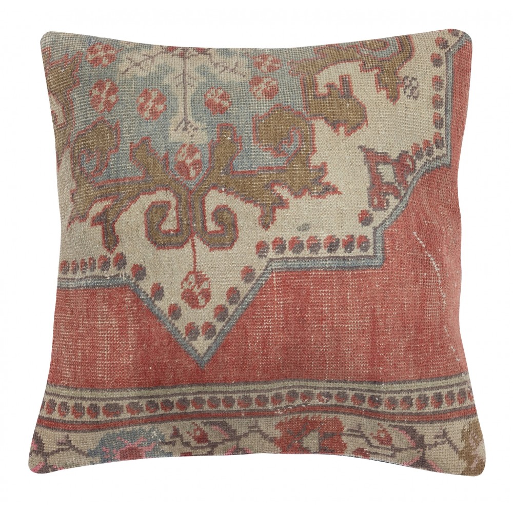 Hand-knotted Wool Rug Cushion Cover. Rustic Throw Pillow. Home Gift. Turkish Accent Pillow Hand-knotted Wool Rug Cushion Cover. Rustic Throw Pillow. Home Gift. Turkish Accent Pillow
