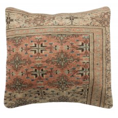 Traditional Turkish Wool Cushion Cover. Handmade Rug Pillow. Vintage Throw Pillow