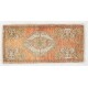 Hand-knotted Small Rug. Vintage Door Mat. Turkish Wool Seat Cover. Entryway Mat. Kitchen Rug