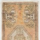 Hand-knotted Small Rug. Vintage Doormat. Turkish Seat Cover. Entryway Rug. Kitchen Mat. Bath Mat
