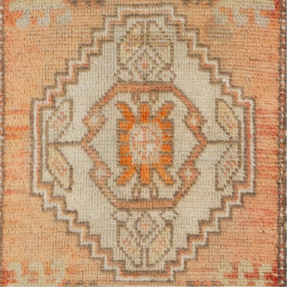 Vintage Accent Rug. Wool Turkish Seat Cover. Rustic Kitchen Rug. Handmade Door Mat. Bath Mat