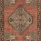 Vintage Small Rug. Turkish Seat Cover. Hand-knotted Door Mat. Entryway Rug. Kitchen Mat
