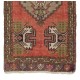 Vintage Small Rug. Turkish Seat Cover. Hand-knotted Door Mat. Entryway Rug. Kitchen Mat