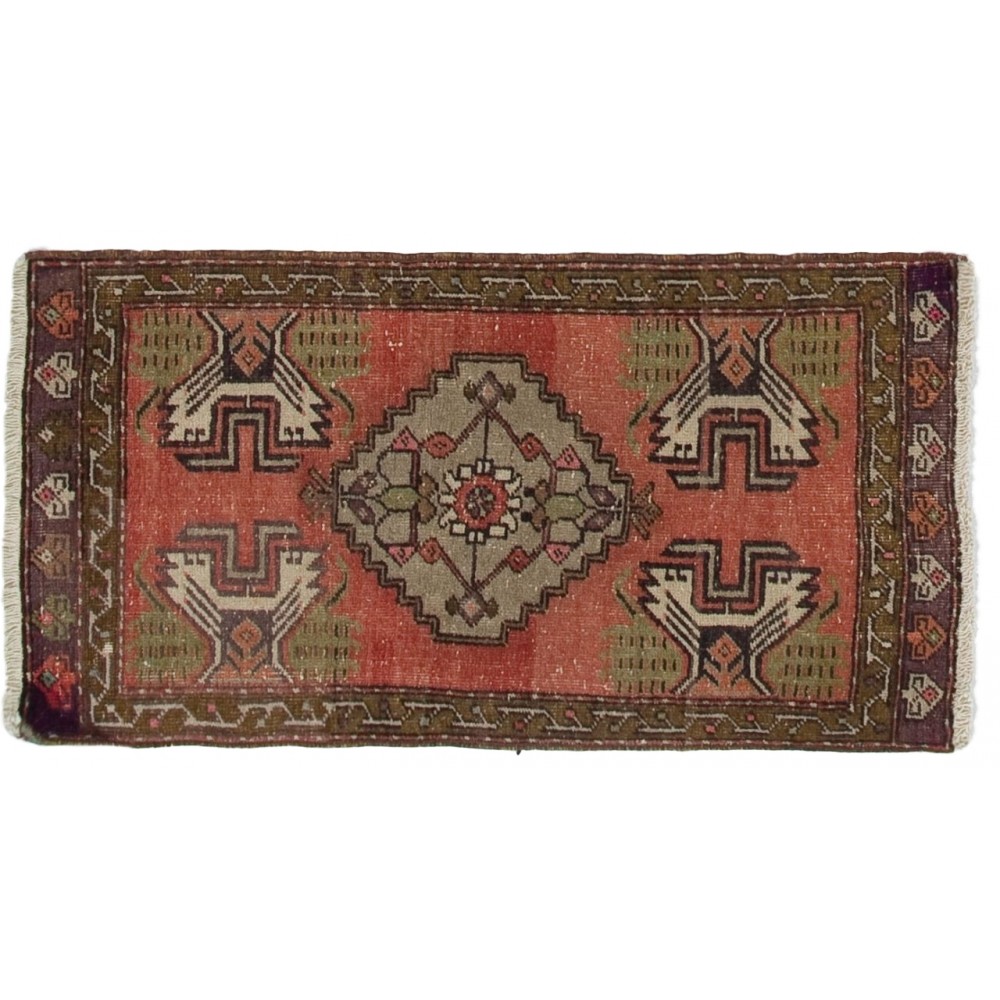 Vintage Small Rug. Handmade Door Mat. Turkish Seat Cover. Entryway Mat. Kitchen Rug Vintage Small Rug. Handmade Door Mat. Turkish Seat Cover. Entryway Mat. Kitchen Rug