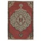 Hand-knotted Small Rug. Vintage Door Mat. Turkish Wool Seat Cover. Entryway Mat. Kitchen Rug
