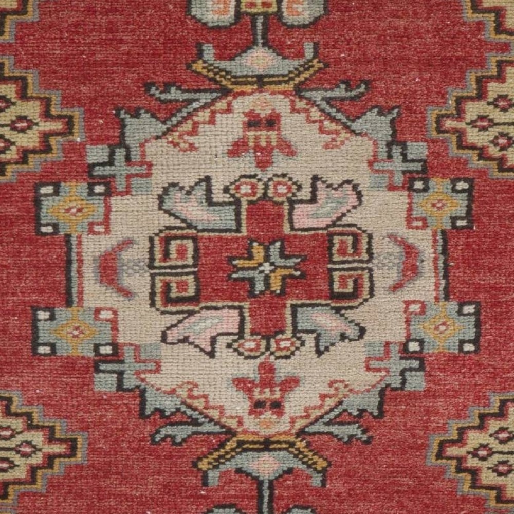 Hand-knotted Small Rug. Vintage Door Mat. Turkish Wool Seat Cover. Entryway Mat. Kitchen Rug