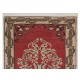 Hand-knotted Small Rug. Vintage Doormat. Turkish Seat Cover. Entryway Rug. Kitchen Mat. Bath Mat