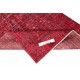 Vintage Red Wool Area Rug. Handmade Turkish Rug for Contemporary Spaces Vintage Red Wool Area Rug. Handmade Turkish Rug for Contemporary Spaces