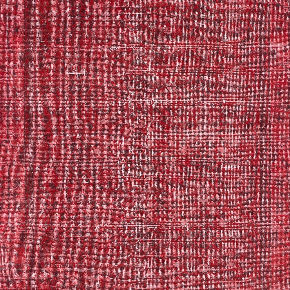 Vintage Red Wool Area Rug. Handmade Turkish Rug for Contemporary Spaces Vintage Red Wool Area Rug. Handmade Turkish Rug for Contemporary Spaces