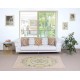 Vintage Turkish Accent Rug. Hand-Knotted Floral Patterned Small Rug for Country Farmhouse Decoration Vintage Turkish Accent Rug. Hand-Knotted Floral Patterned Small Rug for Country Farmhouse Decoration
