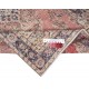 Vintage Handmade Turkish Red Wool Accent Rug with Medallion Design for Home and Office Decor
