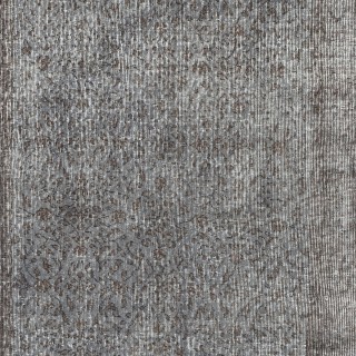 Gray Overdyed Vintage Turkish Area Rug. Hand-Woven and Hand-Knotted Wool Carpet for Modern Interiors