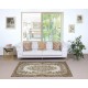 Vintage Accent Rug with Floral Medallion Design. Handknotted Turkish Rug for Farmhouse and Cottage Decor Vintage Accent Rug with Floral Medallion Design. Handknotted Turkish Rug for Farmhouse and Cottage Decor