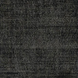 Hand-knotted Vintage Turkish Wool Area Rug Overdyed in Black for Modern Interiors