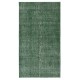 Green Overdyed Handmade Wool Rug. Vintage Turkish Area Rug for Living Room Green Overdyed Handmade Wool Rug. Vintage Turkish Area Rug for Living Room