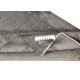 Gray Overdyed Vintage Turkish Wool Rug. Hand-Knotted Area Carpet for Modern Home Gray Overdyed Vintage Turkish Wool Rug. Hand-Knotted Area Carpet for Modern Home