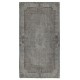 Gray Overdyed Vintage Turkish Wool Rug. Hand-Knotted Area Carpet for Modern Home Gray Overdyed Vintage Turkish Wool Rug. Hand-Knotted Area Carpet for Modern Home