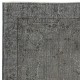 Gray Overdyed Handmade Wool Rug. Vintage Turkish Area Rug for Living Room Gray Overdyed Handmade Wool Rug. Vintage Turkish Area Rug for Living Room