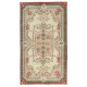 Vintage Turkish Wool Rug. Hand-Knotted Accent Rug for Farmhouse and Country Home Decor