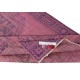 Pink Runner Rug for Hallway. Vintage Handmade Corridor. Kitchen Runner Carpet. Stair Rug