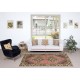 One-of-a-kind Vintage Oriental Rug, 100% Wool, Hand-knotted Turkish Carpet with Tribal Motifs