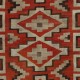 Antique Navajo Ganado Rug, Handwoven Wool, Red and Ivory Geometric Design, Circa 1925–1945 Antique Navajo Ganado Rug, Handwoven Wool, Red and Ivory Geometric Design, Circa 1925–1945