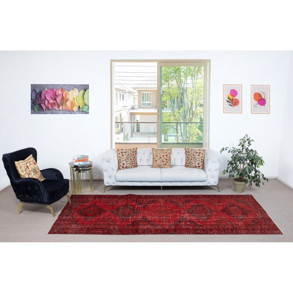 Red Runner Rug for Hallway. Vintage Corridor Rug. Handmade Stair Rug. Kitchen Runner Red Runner Rug for Hallway. Vintage Corridor Rug. Handmade Stair Rug. Kitchen Runner
