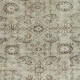 Hand-Knotted Turkish Rug. Vintage Floral Design Carpet for Rustic Farmhouse Interiors Hand-Knotted Turkish Rug. Vintage Floral Design Carpet for Rustic Farmhouse Interiors