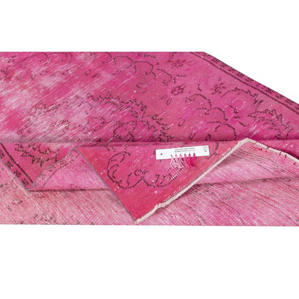 Distressed Pink Vintage Rug for Modern Home and Office. Handknotted and Handwoven in Turkey Distressed Pink Vintage Rug for Modern Home and Office. Handknotted and Handwoven in Turkey