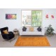 Vintage Handmade Wool Rug. Orange Turkish Area Rug for Modern Home and office Vintage Handmade Wool Rug. Orange Turkish Area Rug for Modern Home and office