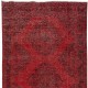 Red Runner Rug for Hallway. Vintage Handmade Corridor. Kitchen Runner Carpet. Stair Rug Red Runner Rug for Hallway. Vintage Handmade Corridor. Kitchen Runner Carpet. Stair Rug
