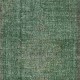 Hand-knotted Vintage Turkish Wool Area Rug Overdyed in Green for Modern Interiors Hand-knotted Vintage Turkish Wool Area Rug Overdyed in Green for Modern Interiors