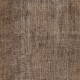 Vintage Handmade Turkish Wool Area Rug Overdyed in Brown for Contemporary Interiors
