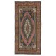 One-of-a-kind Vintage Oriental Rug, 100% Wool, Hand-knotted Turkish Carpet with Tribal Motifs One-of-a-kind Vintage Oriental Rug, 100% Wool, Hand-knotted Turkish Carpet with Tribal Motifs