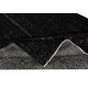 Contemporary Handmade Turkish Wool Area Rug. Vintage Black Redyed Carpet for Living Room Contemporary Handmade Turkish Wool Area Rug. Vintage Black Redyed Carpet for Living Room