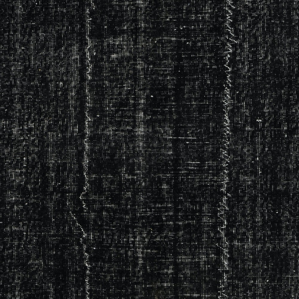 Contemporary Handmade Turkish Wool Area Rug. Vintage Black Redyed Carpet for Living Room Contemporary Handmade Turkish Wool Area Rug. Vintage Black Redyed Carpet for Living Room