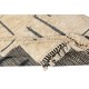 Handmade Moroccan style Tulu Rug Made of Natural Un-Dyed Wool, Beige Color Modern Hand Knotted Carpet with Fringe Handmade Moroccan style Tulu Rug Made of Natural Un-Dyed Wool, Beige Color Modern Hand Knotted Carpet with Fringe