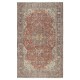 Handmade Turkish Vintage Rug. Traditional Wool Area Carpet for Living Room or Bedroom