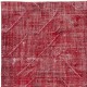 Modern Red Turkish Rug for Bedroom. Vintage Handmade Wool Area Rug for Living Room Modern Red Turkish Rug for Bedroom. Vintage Handmade Wool Area Rug for Living Room