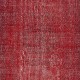 Modern Red Turkish Carpet for Bedroom. Vintage Handmade Wool Area Rug for Living Room Modern Red Turkish Carpet for Bedroom. Vintage Handmade Wool Area Rug for Living Room