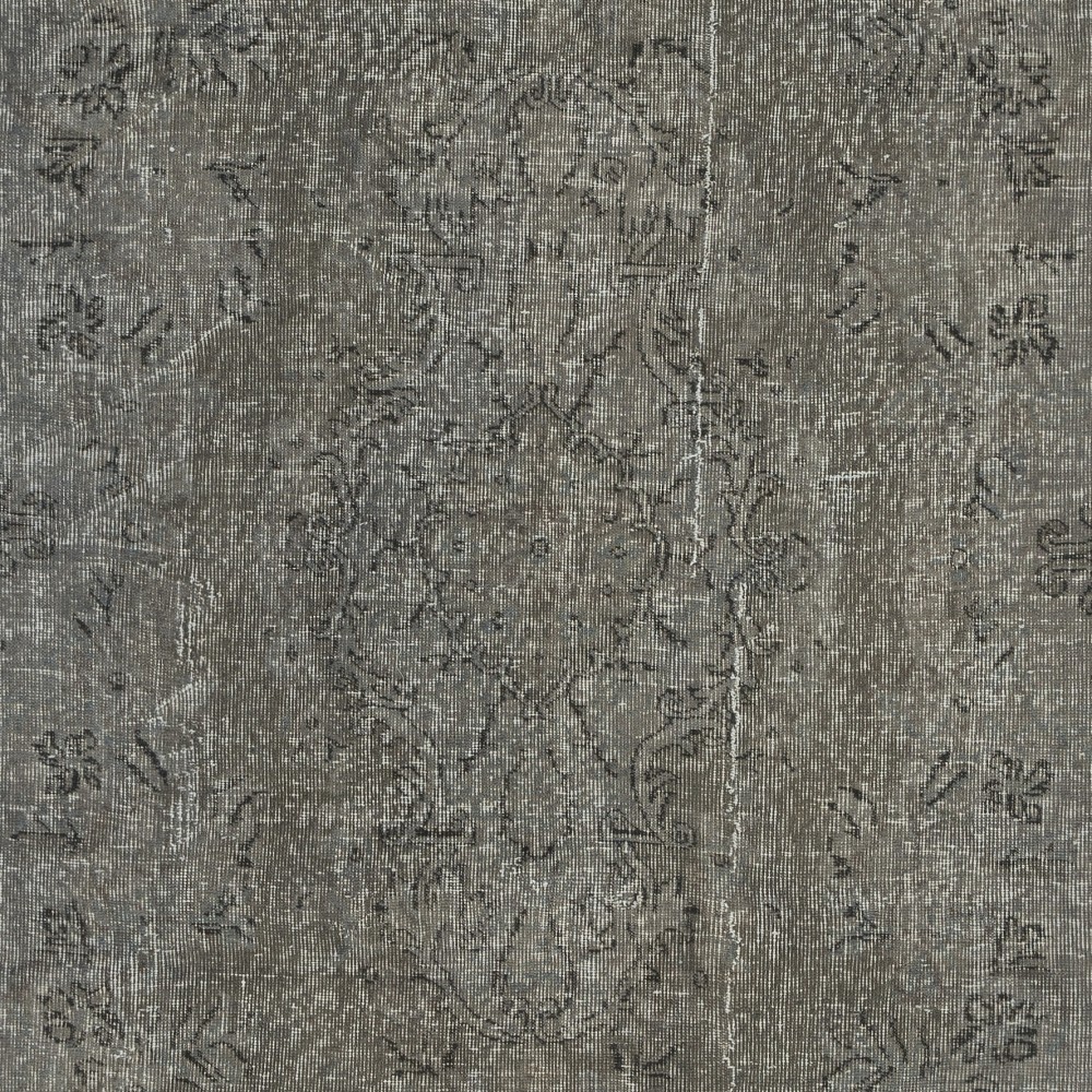 Gray Redyed Vintage Turkish Area Rug. Handmade Wool Carpet for Modern Interiors Gray Redyed Vintage Turkish Area Rug. Handmade Wool Carpet for Modern Interiors