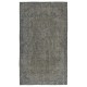 Gray Redyed Vintage Turkish Area Rug. Handmade Wool Carpet for Modern Interiors Gray Redyed Vintage Turkish Area Rug. Handmade Wool Carpet for Modern Interiors