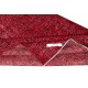 Red Handmade Turkish Area Rug for Living Room, Entrance, Bedroom, Dining Room & Kids Room